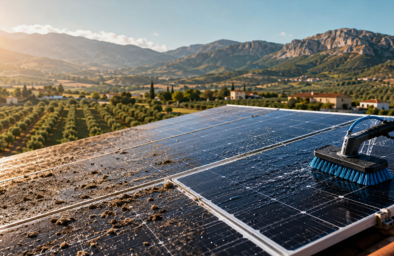 ¿Merece la pena limpiar las placas solares? El ROI real, calculado paso a paso