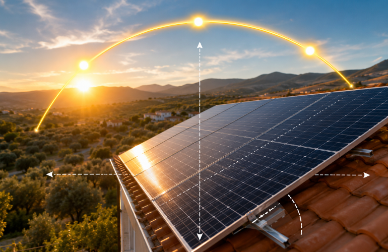 Orientación de las placas solares: Cuál es la mejor en España para producir más energía