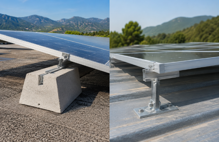 Hormigón o metal: Por qué el peso vence a la perforación en las estructuras para placas solares